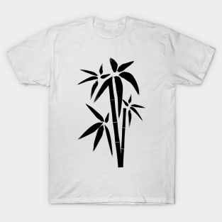 Bamboo minimalist ink style design T-Shirt